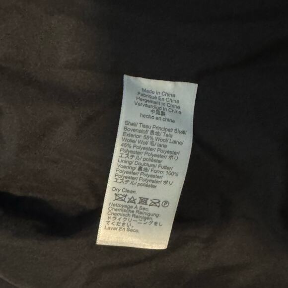 J. Crew Black Watch Tartan Wool-Blend Lady Jacket 8 Plaid Wool Blend Blazer - Picture 7 of 8